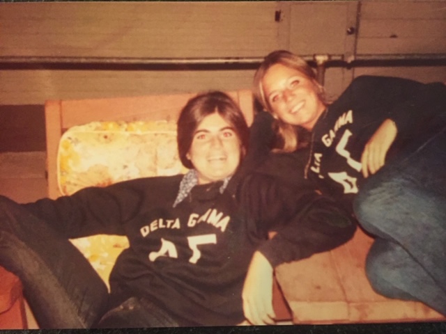 Nancy Perry Munson and Ann Heffernan Lyman -College Days