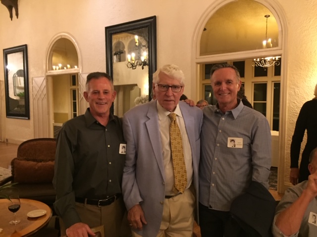 Casey Manfrin, Coach Roger Durant and Scott Schofield